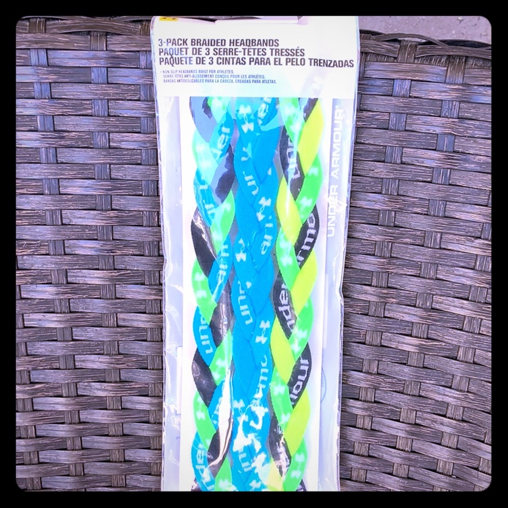 Three pack braided headbands